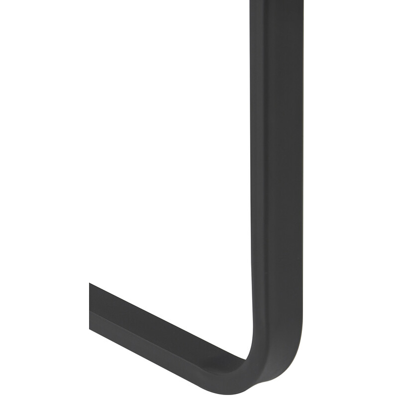 Elegant vilstol i konstläder med robust metallram