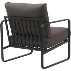 Elegant vilstol i konstläder med robust metallram