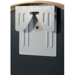 Rund spegel med tunn ram i fyra storlekar