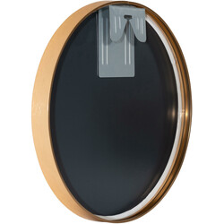 Rund spegel med tunn ram i fyra storlekar