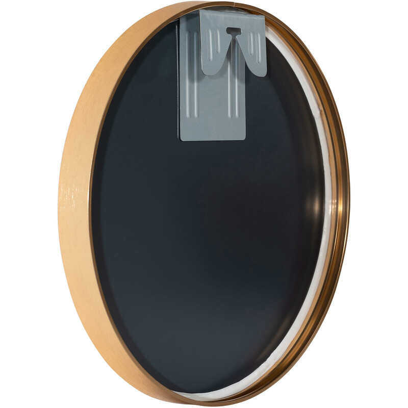 Rund spegel med tunn ram i fyra storlekar