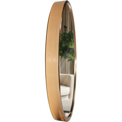 Rund spegel med tunn ram i fyra storlekar