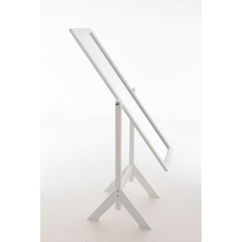 Elegant dekorativ spegel i antik stil med träram