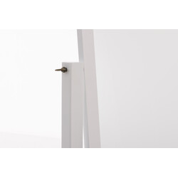 Elegant dekorativ spegel i antik stil med träram