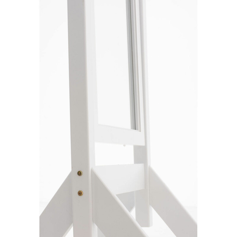 Elegant dekorativ spegel i antik stil med träram