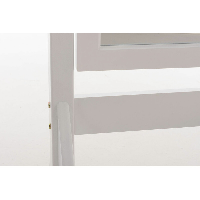 Elegant dekorativ spegel i antik stil med träram