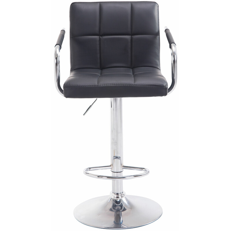 Modern och tidlös barstol med justerbar höjd och ryggstöd