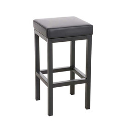 Klassisk barstol med modern design och konstläderklädsel