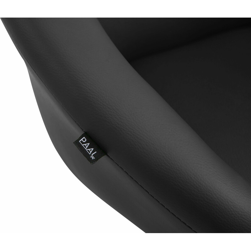 Justerbar barstol i konstläder med roterande sits