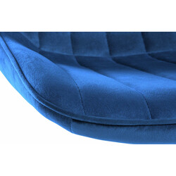 Moderna höjdjusterbara barstolar med sammetsklädsel och metallram