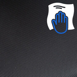 Ergonomisk kontorsstol med justerbart nackstöd och svankstöd