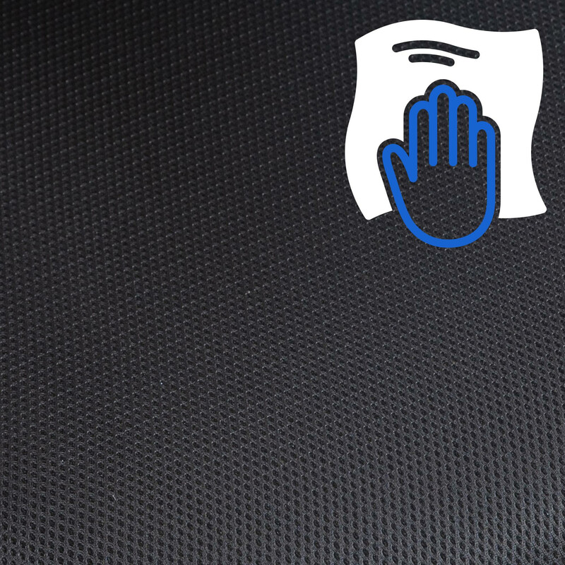 Ergonomisk kontorsstol med justerbart nackstöd och svankstöd