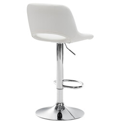 Camden justerbar barstol i konstläder med fotstöd