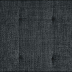 Stilren och elegant bänk med vadderad sits i polyester