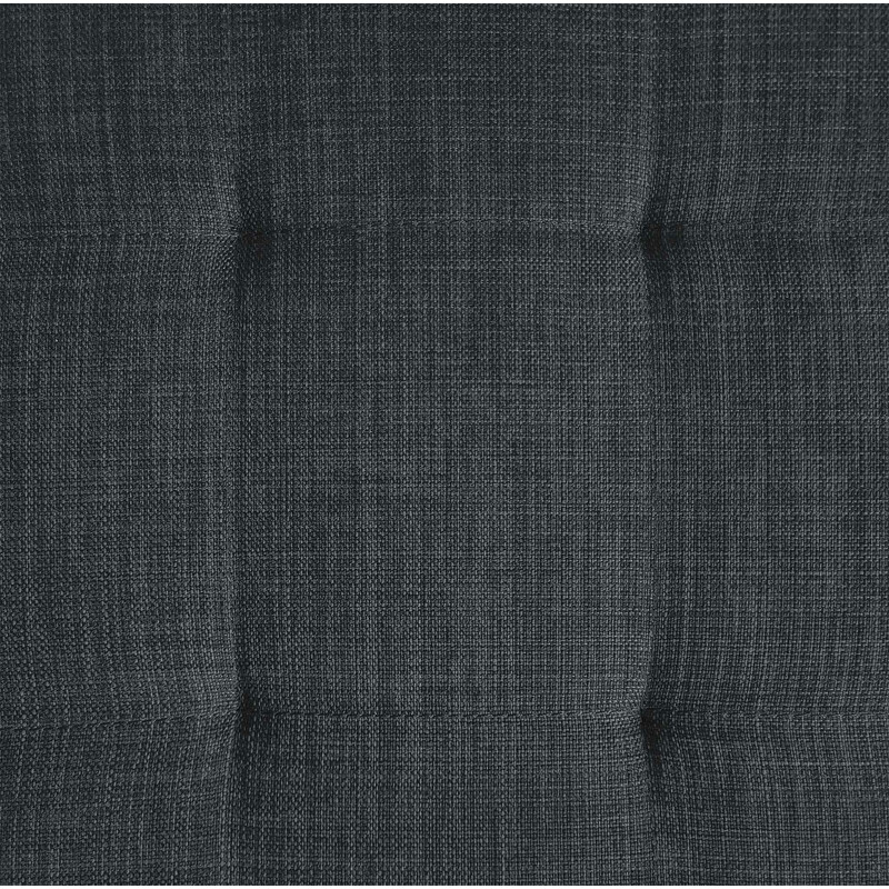 Stilren och elegant bänk med vadderad sits i polyester