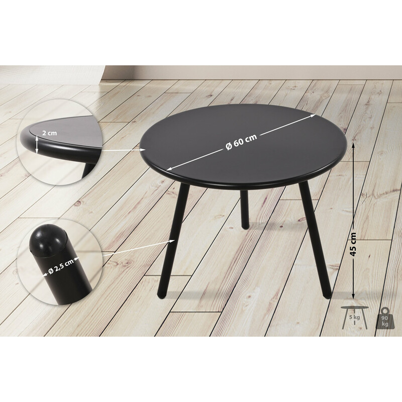 Mångsidigt väderbeständigt bord för inomhus- och utomhusbruk