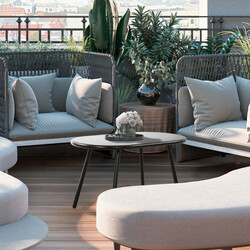 Mångsidigt väderbeständigt bord för inomhus- och utomhusbruk