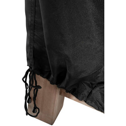 Svart skyddsöverdrag för trädgårdsbänk, vattenavvisande och UV-beständigt