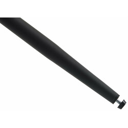 Elegant barstol med quiltat tyg och svart metallram