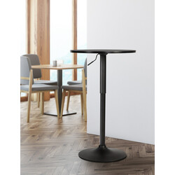 Höjdjusterbart ståbord med stabil metallram och golvskydd