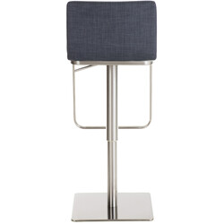 Modern justerbar barstol med ryggstöd och fotstöd