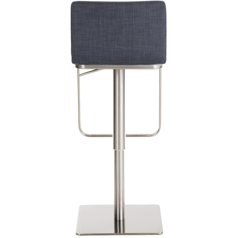 Modern justerbar barstol med ryggstöd och fotstöd