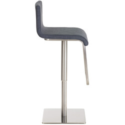 Modern justerbar barstol med ryggstöd och fotstöd