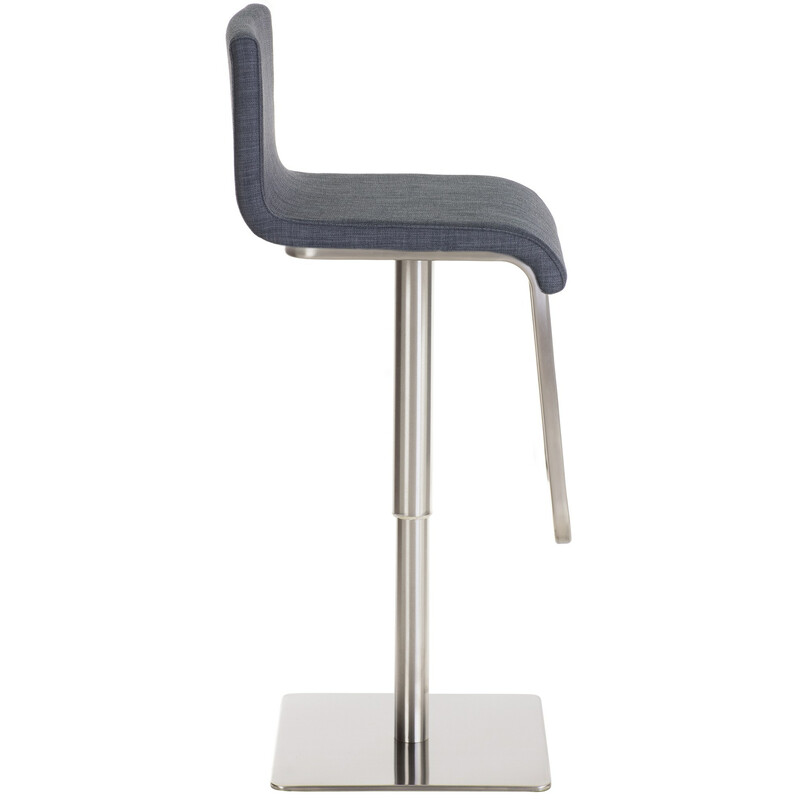 Modern justerbar barstol med ryggstöd och fotstöd