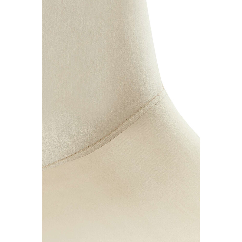 Bekväm och elegant svängbar stol med sammetsklädsel