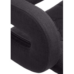 Dublin barstol med justerbar höjd och quiltad tygklädsel