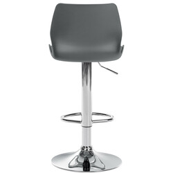 Elegant justerbar barstol med konstläder och vridbart säte