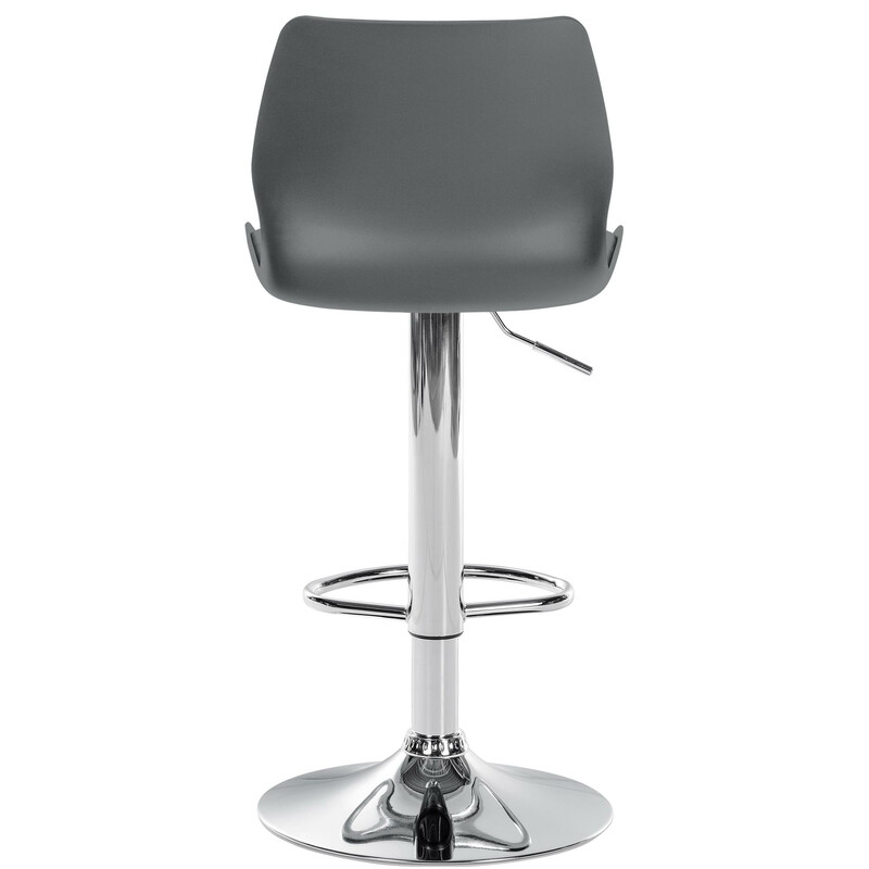 Elegant justerbar barstol med konstläder och vridbart säte