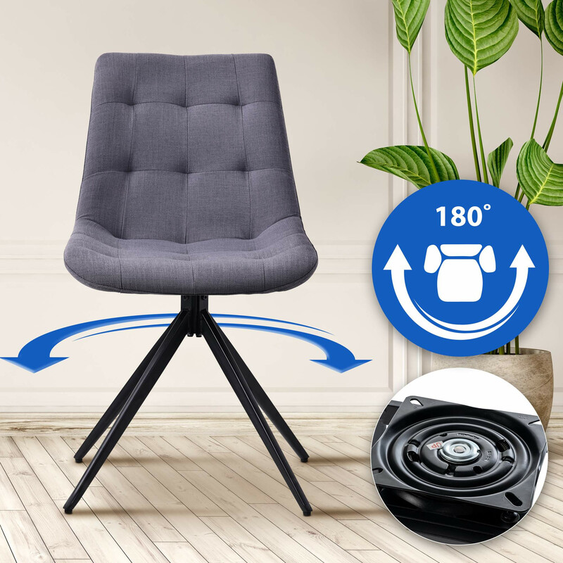 Modern och bekväm stol med vridbar sits