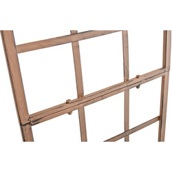 Handgjord järnspaljé med antikpatina för klätterväxter