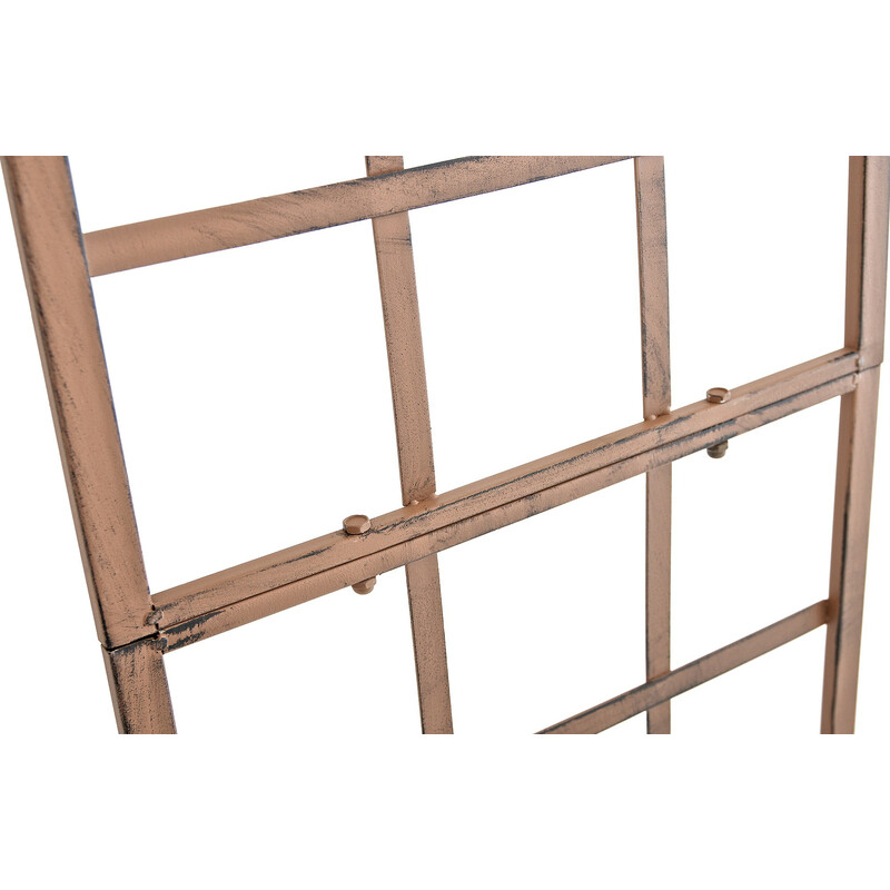 Handgjord järnspaljé med antikpatina för klätterväxter