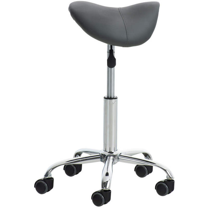 Ergonomisk sadelstol för klinik och salong, justerbar höjd