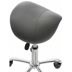 Ergonomisk sadelstol för klinik och salong, justerbar höjd