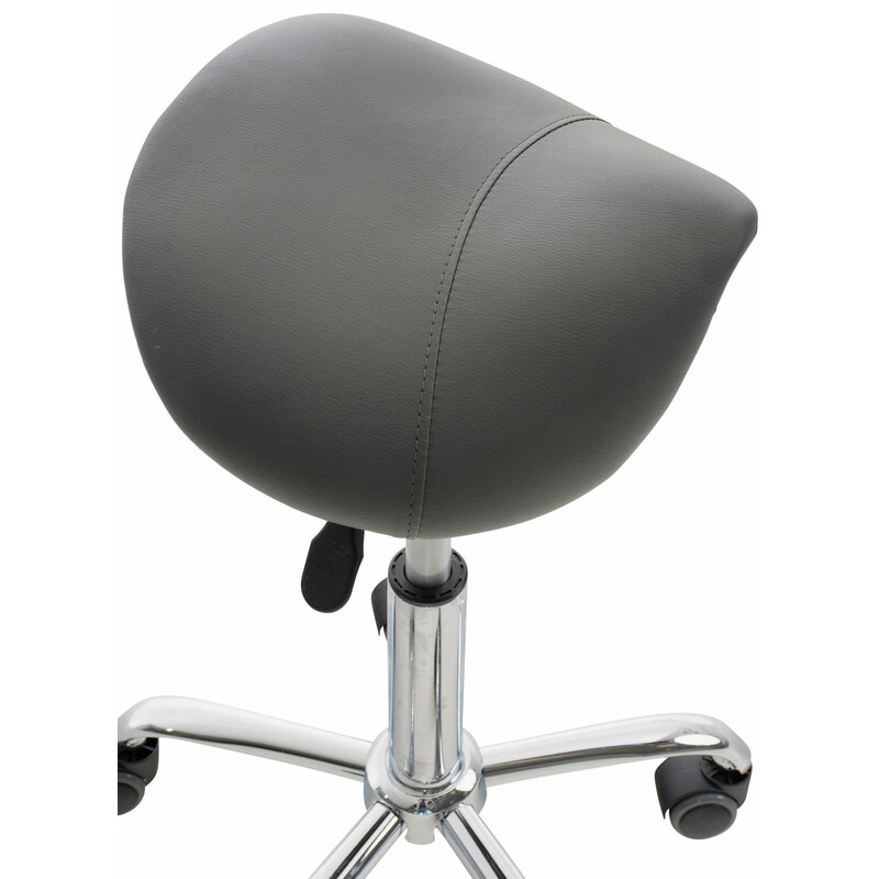 Ergonomisk sadelstol för klinik och salong, justerbar höjd