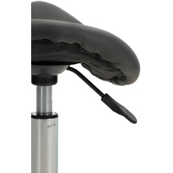 Ergonomisk sadelstol för klinik och salong, justerbar höjd