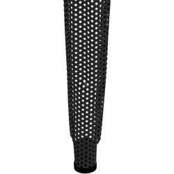 Industriell stapelbar barstol med perforerad metallram