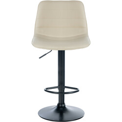 Justerbara barstolar i konstläder med metallram