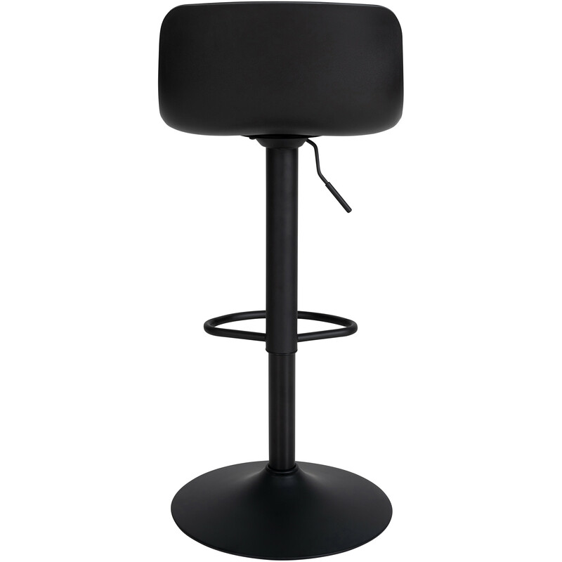 Elegant justerbar barstolsduo med konstläder och fotstöd