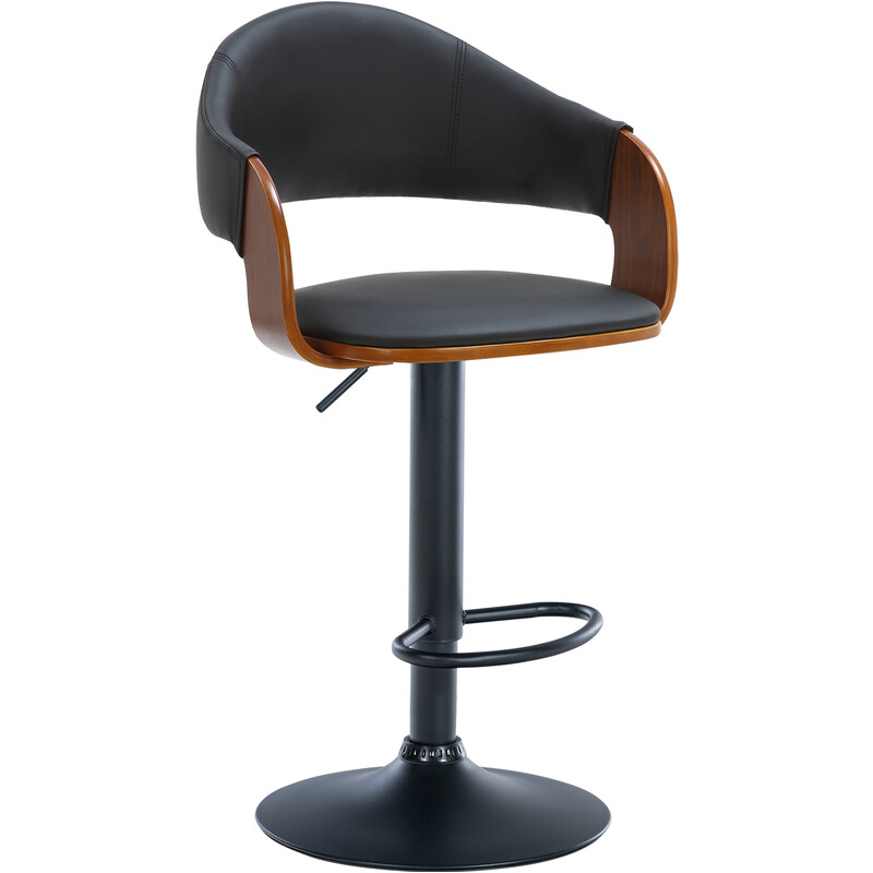 Modern och bekväm höjdjusterbar barstol i konstläder