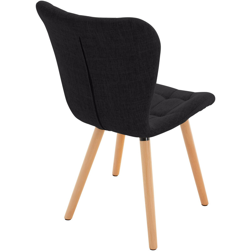 Eleganta matstolar med hög rygg och dekorativa sömmar