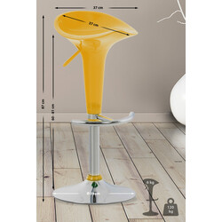 Modern justerbar barstol med ergonomisk design