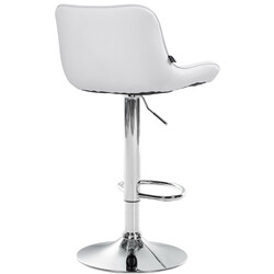 Höjdjusterbar barstol i konstläder med modern design