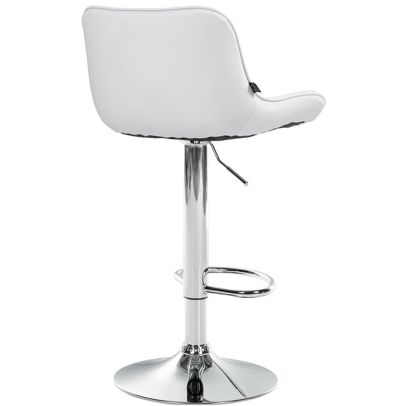 Höjdjusterbar barstol i konstläder med modern design