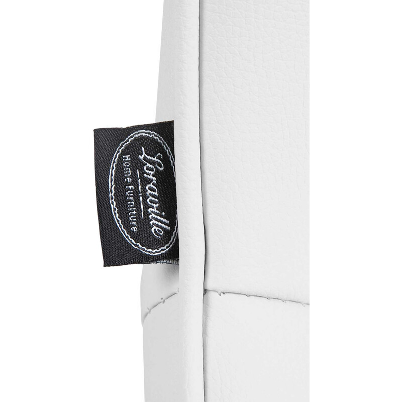 Höjdjusterbar barstol i konstläder med modern design