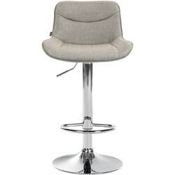 Elegant höjdjusterbar barstol med vadderad sits och fotstöd