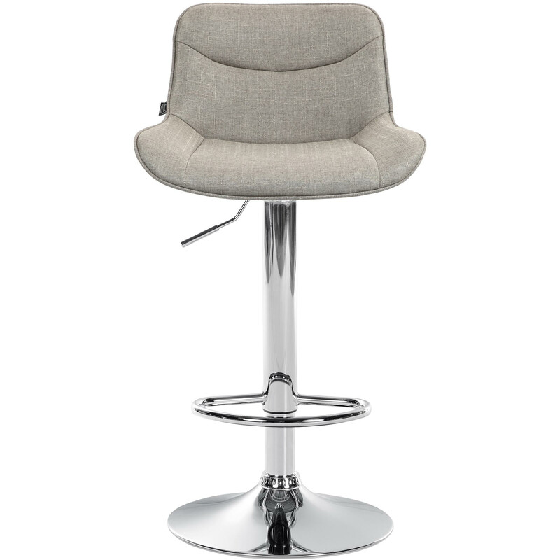 Elegant höjdjusterbar barstol med vadderad sits och fotstöd